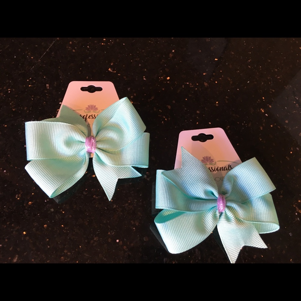 Handmade Hair Bow Barrettes